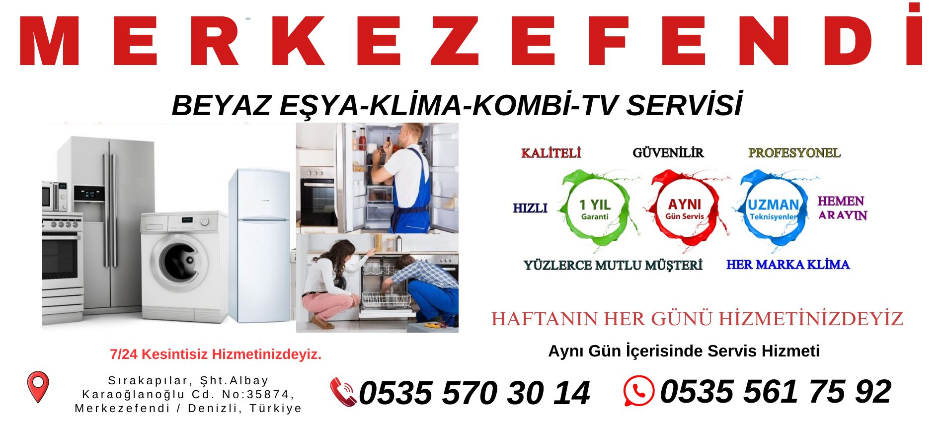 Merkezefendi Beyaz Eşya